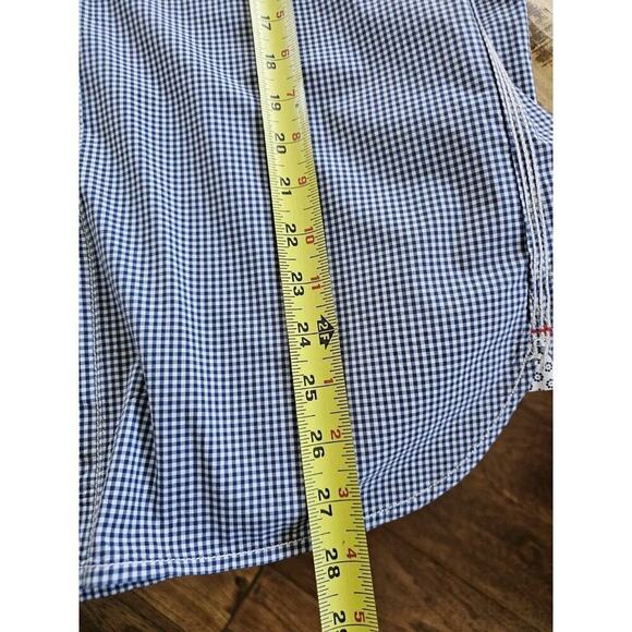 Robert Graham Button Down Gingham Shirt Men's Size M Knowledge Wisdom Faith - Picture 12 of 12